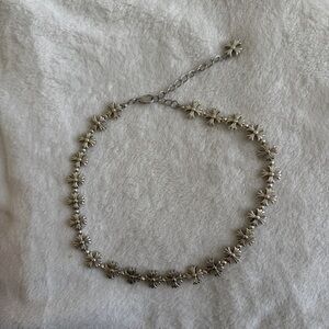 Silver Floral Women's Necklace